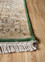 aurora green wool and silk Hand Knotted Rug - Corner aurora green wool and silk Hand Knotted Rug - Corner