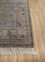 thyme green wool Hand Knotted Rug - Corner thyme green wool Hand Knotted Rug - Corner