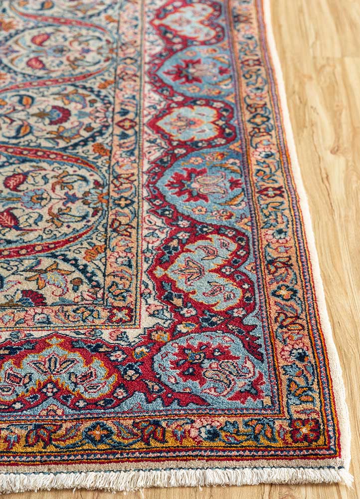 aalam multi wool Hand Knotted Rug - Corner aalam multi wool Hand Knotted Rug - Corner