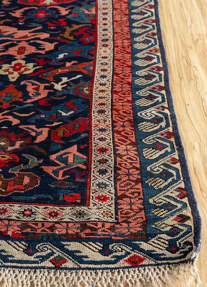 nuray multi wool Hand Knotted Rug - Corner nuray multi wool Hand Knotted Rug - Corner
