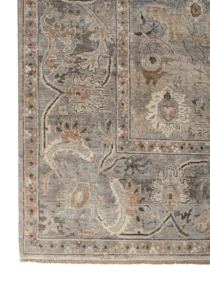 aprezo blue silk Hand Knotted Rug - Corner aprezo blue silk Hand Knotted Rug - Corner