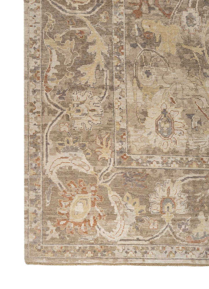 aprezo gold silk Hand Knotted Rug - Corner aprezo gold silk Hand Knotted Rug - Corner