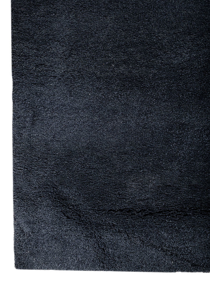 manifest blue wool and silk Hand Knotted Rug - Corner manifest blue wool and silk Hand Knotted Rug - Corner