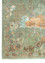 far east green wool and silk Hand Knotted Rug - Corner far east green wool and silk Hand Knotted Rug - Corner