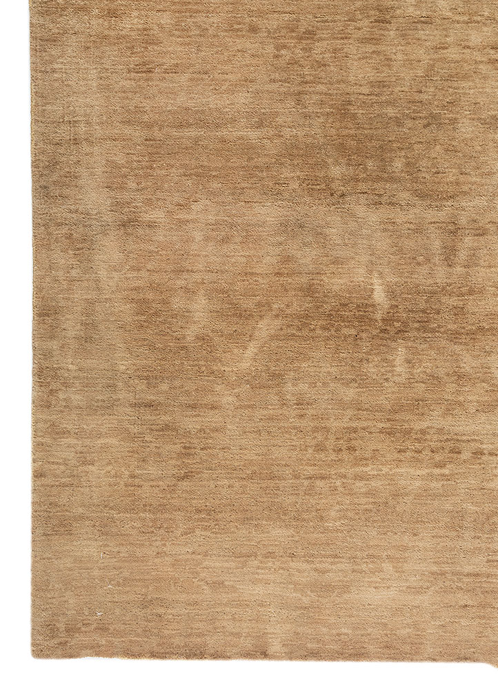 pansy beige and brown wool Hand Knotted Rug - Corner pansy beige and brown wool Hand Knotted Rug - Corner