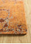 pansy red and orange wool Hand Knotted Rug - Corner pansy red and orange wool Hand Knotted Rug - Corner