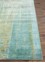 unstring by kavi blue wool and bamboo silk Hand Knotted Rug - Corner unstring by kavi blue wool and bamboo silk Hand Knotted Rug - Corner