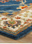 kasbah blue wool Hand Tufted Rug - Corner kasbah blue wool Hand Tufted Rug - Corner