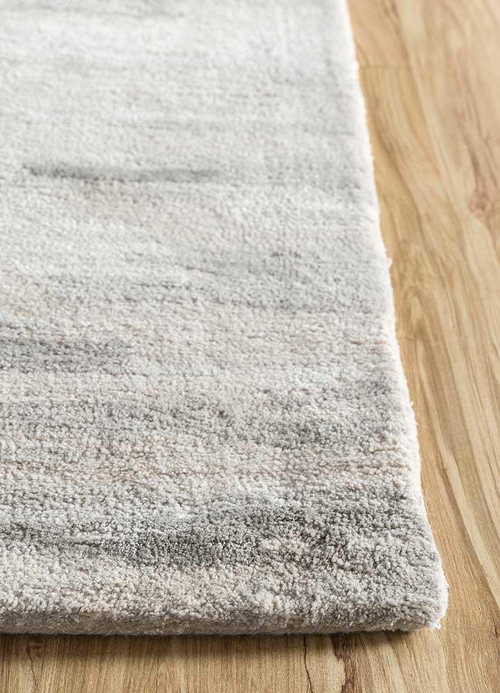 genesis grey and black wool and viscose Hand Tufted Rug - Corner genesis grey and black wool and viscose Hand Tufted Rug - Corner