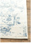 mythos blue wool and viscose Hand Tufted Rug - Corner mythos blue wool and viscose Hand Tufted Rug - Corner