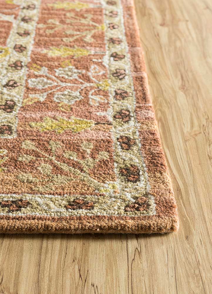 basis ivory wool  Rug - Corner