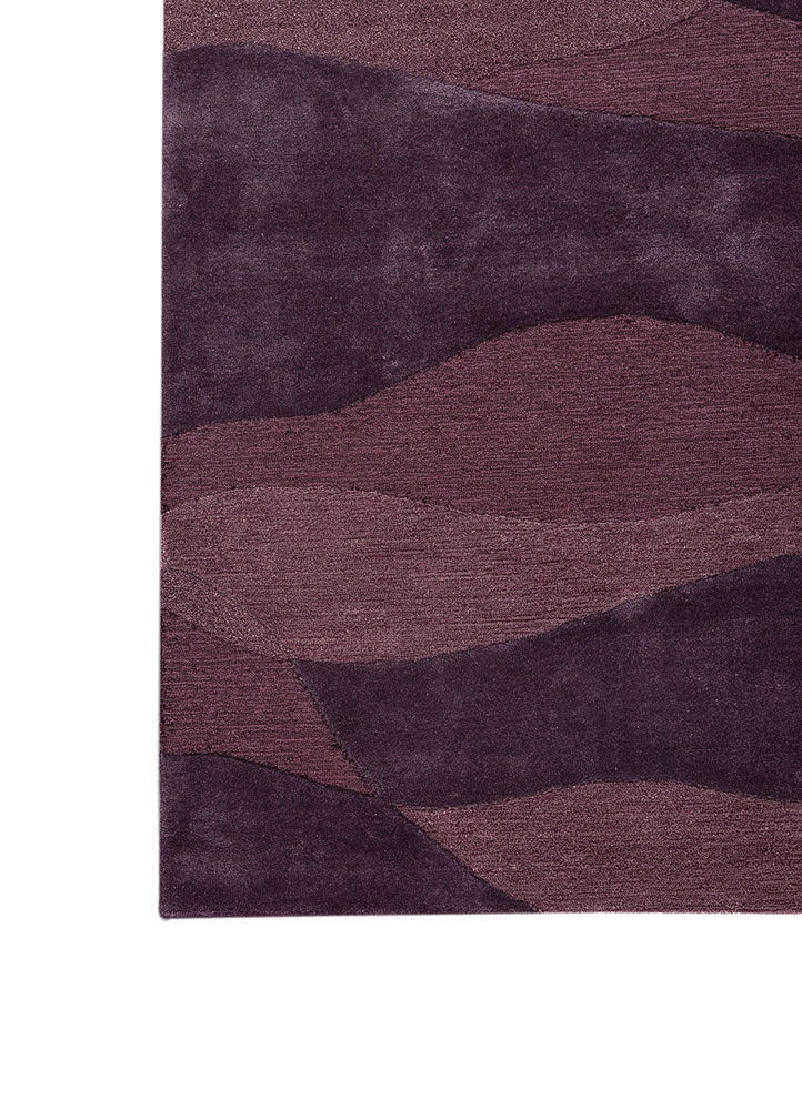 cera pink and purple wool and viscose Hand Tufted Rug - Corner cera pink and purple wool and viscose Hand Tufted Rug - Corner