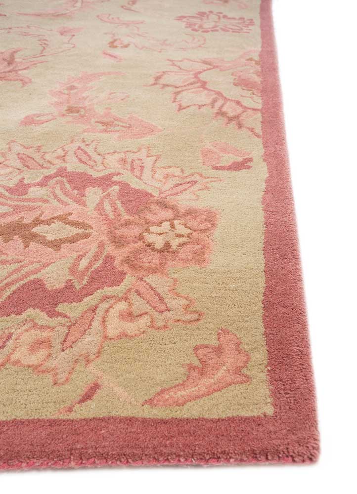 kasbah gold wool Hand Tufted Rug - Corner
