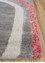 acar red and orange wool and viscose Hand Tufted Rug - Corner acar red and orange wool and viscose Hand Tufted Rug - Corner