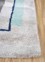 acar blue wool and viscose Hand Tufted Rug - Corner acar blue wool and viscose Hand Tufted Rug - Corner