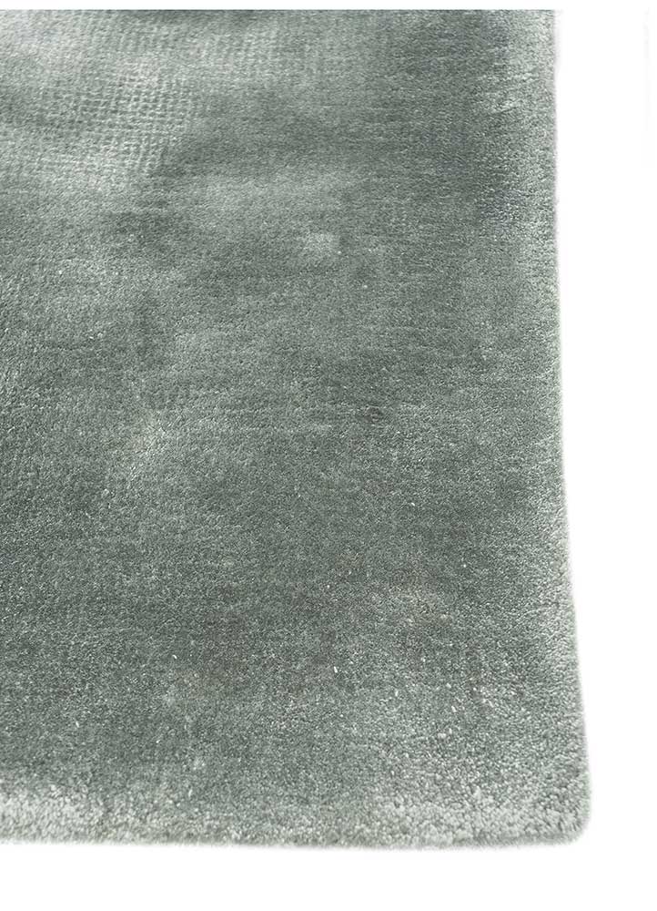 cera blue viscose Hand Tufted Rug - Corner cera blue viscose Hand Tufted Rug - Corner