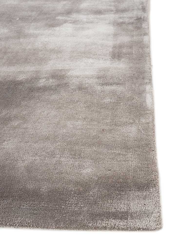 cera grey and black viscose Hand Tufted Rug - Corner cera grey and black viscose Hand Tufted Rug - Corner