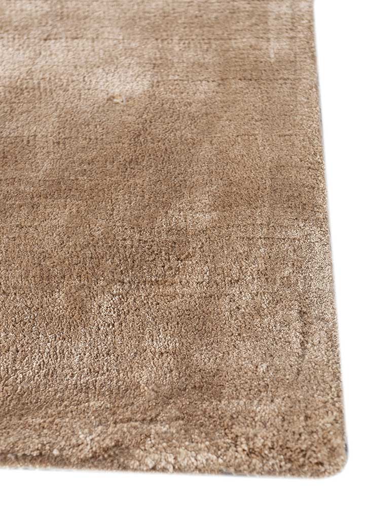 cera beige and brown viscose Hand Tufted Rug - Corner cera beige and brown viscose Hand Tufted Rug - Corner