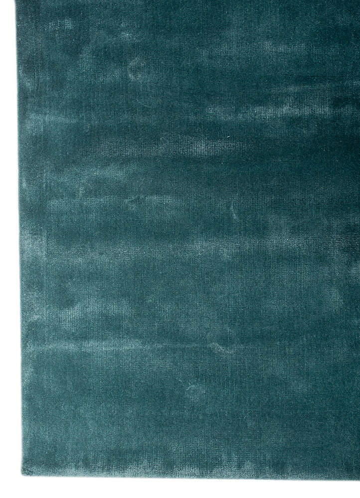 cera blue viscose Hand Tufted Rug - Corner cera blue viscose Hand Tufted Rug - Corner