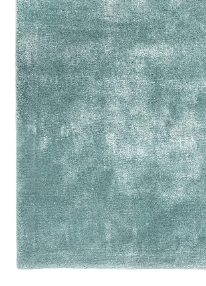 cera blue viscose Hand Tufted Rug - Corner cera blue viscose Hand Tufted Rug - Corner