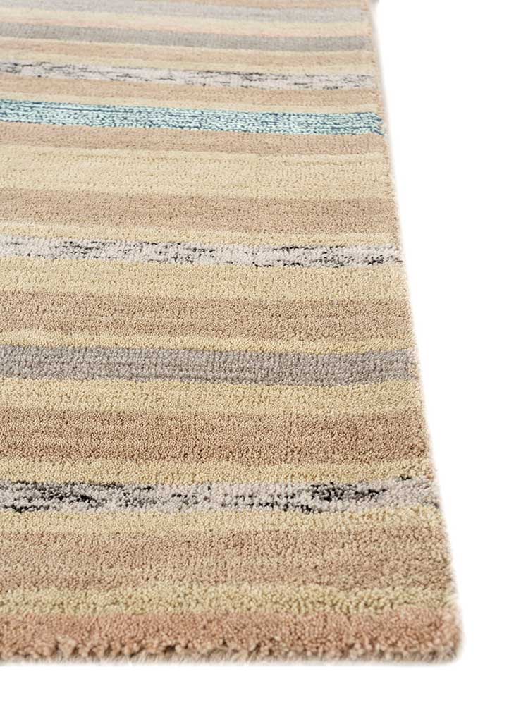 transcend pink and purple wool and viscose Hand Tufted Rug - Corner