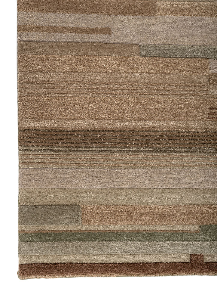 acar green wool and viscose Hand Tufted Rug - Corner acar green wool and viscose Hand Tufted Rug - Corner