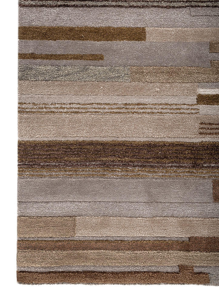 acar grey and black wool and viscose Hand Tufted Rug - Corner acar grey and black wool and viscose Hand Tufted Rug - Corner