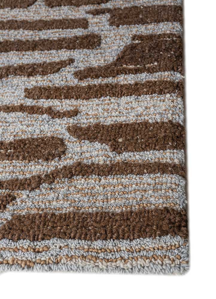 pathways multi wool and viscose Hand Tufted Rug - Corner pathways multi wool and viscose Hand Tufted Rug - Corner