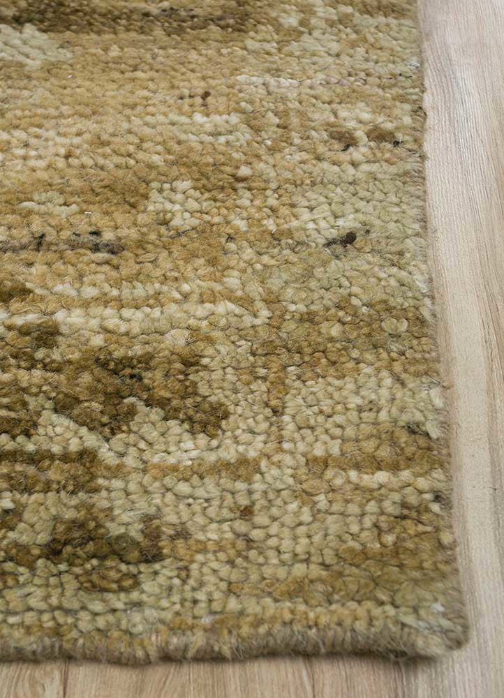 viscaya beige and brown wool Hand Knotted Rug - Corner viscaya beige and brown wool Hand Knotted Rug - Corner