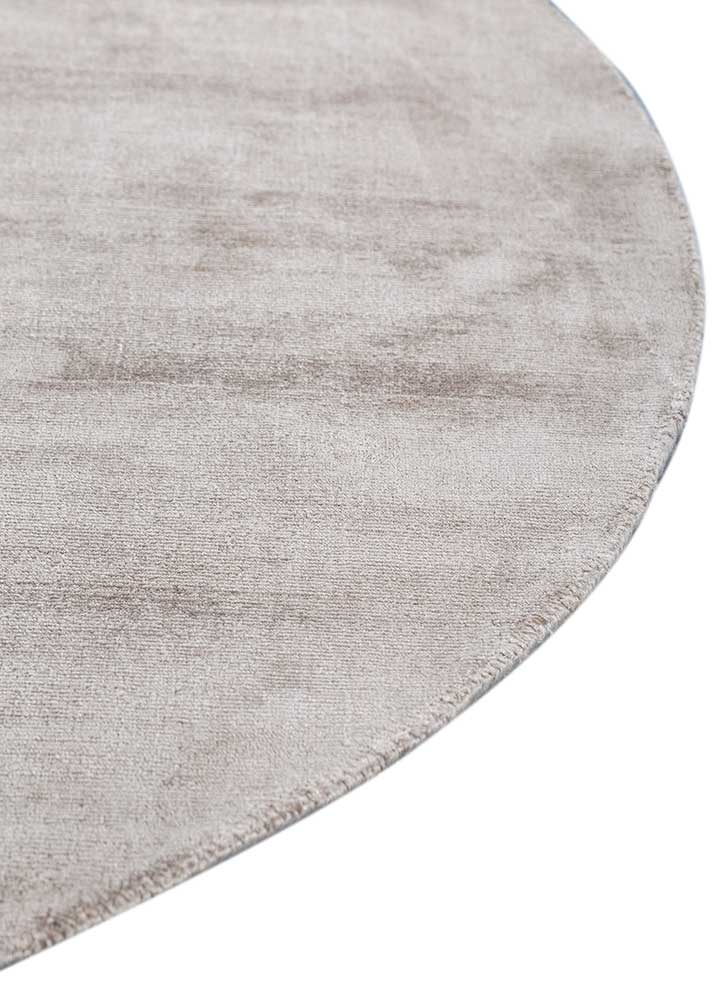 basis grey and black viscose Hand Loom Rug - Corner