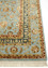 aurora blue wool and silk Hand Knotted Rug - Corner aurora blue wool and silk Hand Knotted Rug - Corner