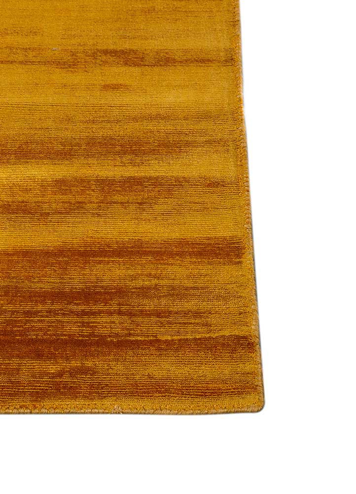 basis gold viscose Hand Loom Rug - Corner basis gold viscose Hand Loom Rug - Corner