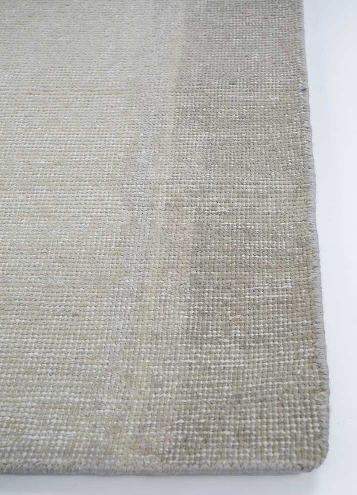 aprezo ivory wool Hand Knotted Rug - Corner aprezo ivory wool Hand Knotted Rug - Corner