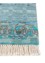 manchaha blue wool and bamboo silk Hand Knotted Rug - Corner manchaha blue wool and bamboo silk Hand Knotted Rug - Corner