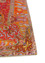 gulmarg red and orange silk and zari Wall Art Rug - Corner gulmarg red and orange silk and zari Wall Art Rug - Corner