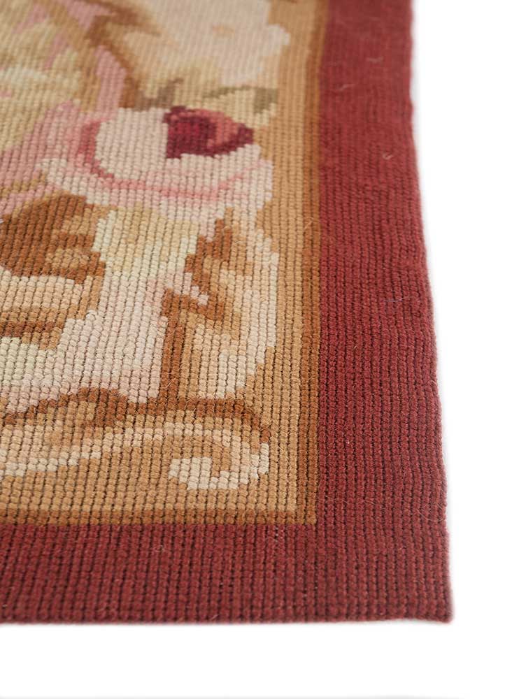 wall art green wool Hand woven Rug - Corner wall art green wool Hand woven Rug - Corner