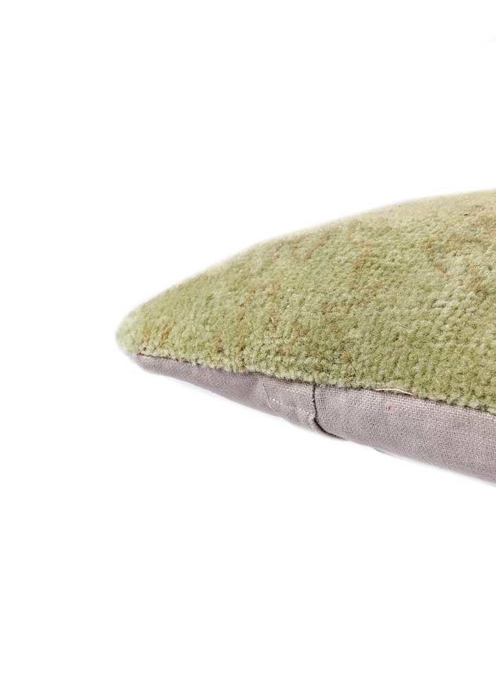 cushion green wool Cushion Cover Rug - Corner cushion green wool Cushion Cover Rug - Corner
