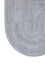 cera blue wool and viscose Hand Tufted Rug - Corner cera blue wool and viscose Hand Tufted Rug - Corner