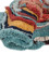wall installation blue wool and bamboo silk Hand Knotted Rug - FloorShot wall installation blue wool and bamboo silk Hand Knotted Rug - FloorShot