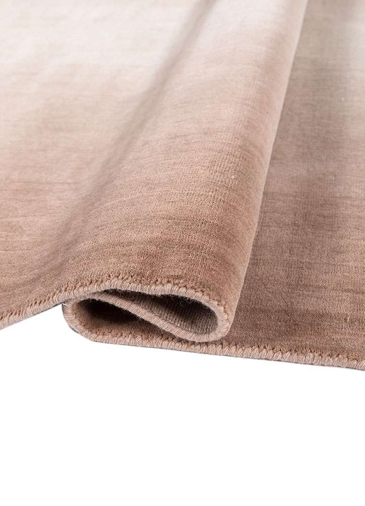 jean red and orange wool Hand Loom Rug - FloorShot