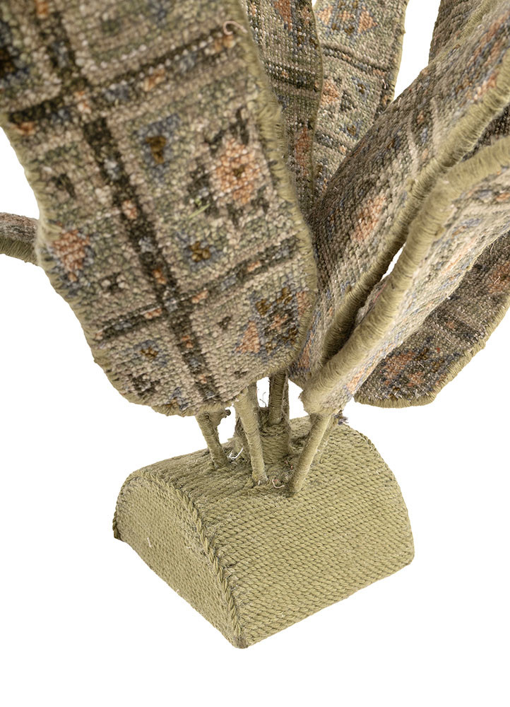 objects green wool ART WORK Rug - FloorShot objects green wool ART WORK Rug - FloorShot
