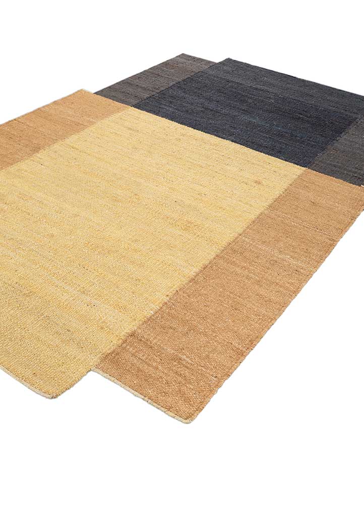 daaira gold jute and hemp Flat Weaves Rug - FloorShot