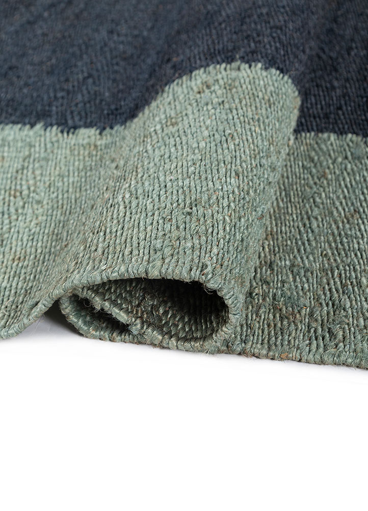 daaira blue jute and hemp Flat Weaves Rug - FloorShot