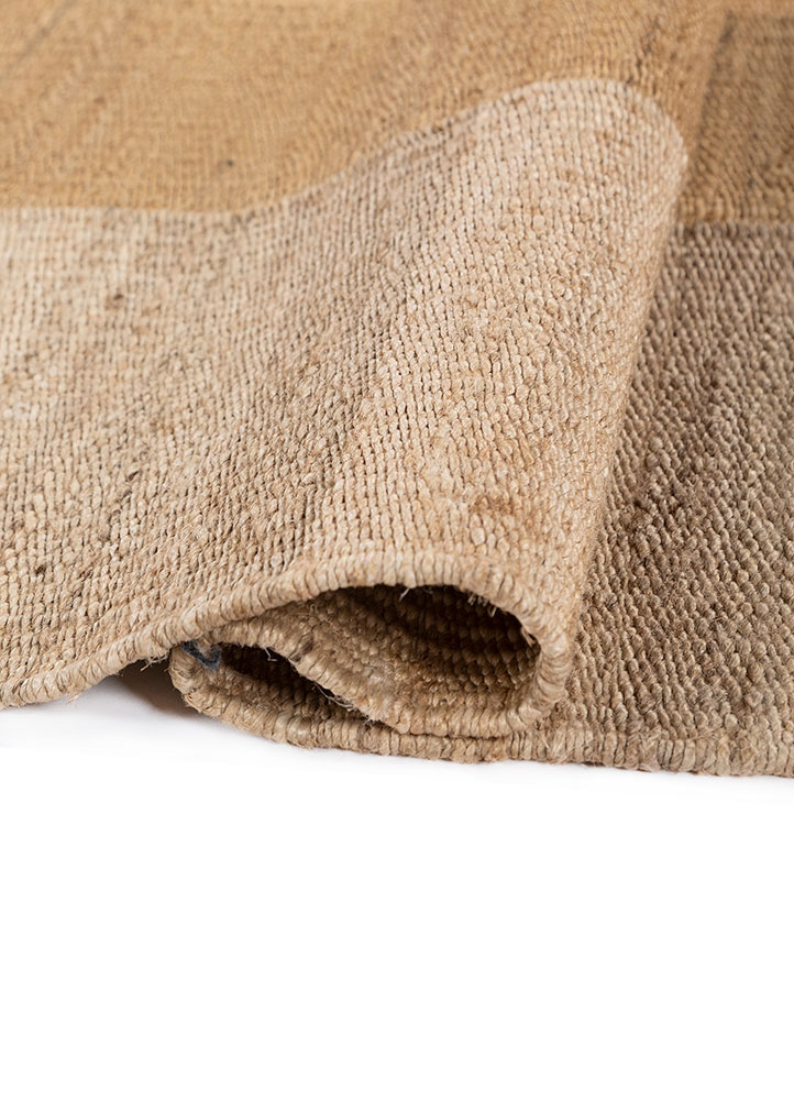 daaira beige and brown jute and hemp Flat Weaves Rug - FloorShot