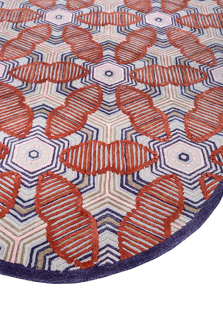 jaipur wunderkammer red and orange wool and viscose Hand Tufted Rug - FloorShot jaipur wunderkammer red and orange wool and viscose Hand Tufted Rug - FloorShot