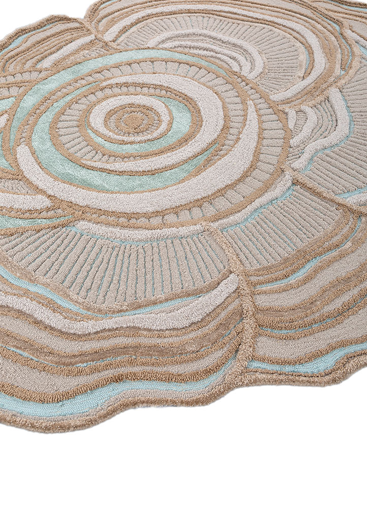 aurelia ivory wool and viscose Hand Tufted Rug - FloorShot
