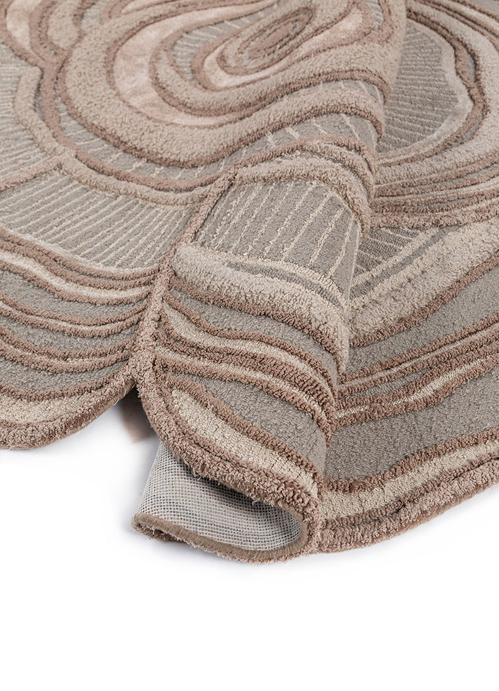 aurelia grey and black wool and viscose Hand Tufted Rug - FloorShot