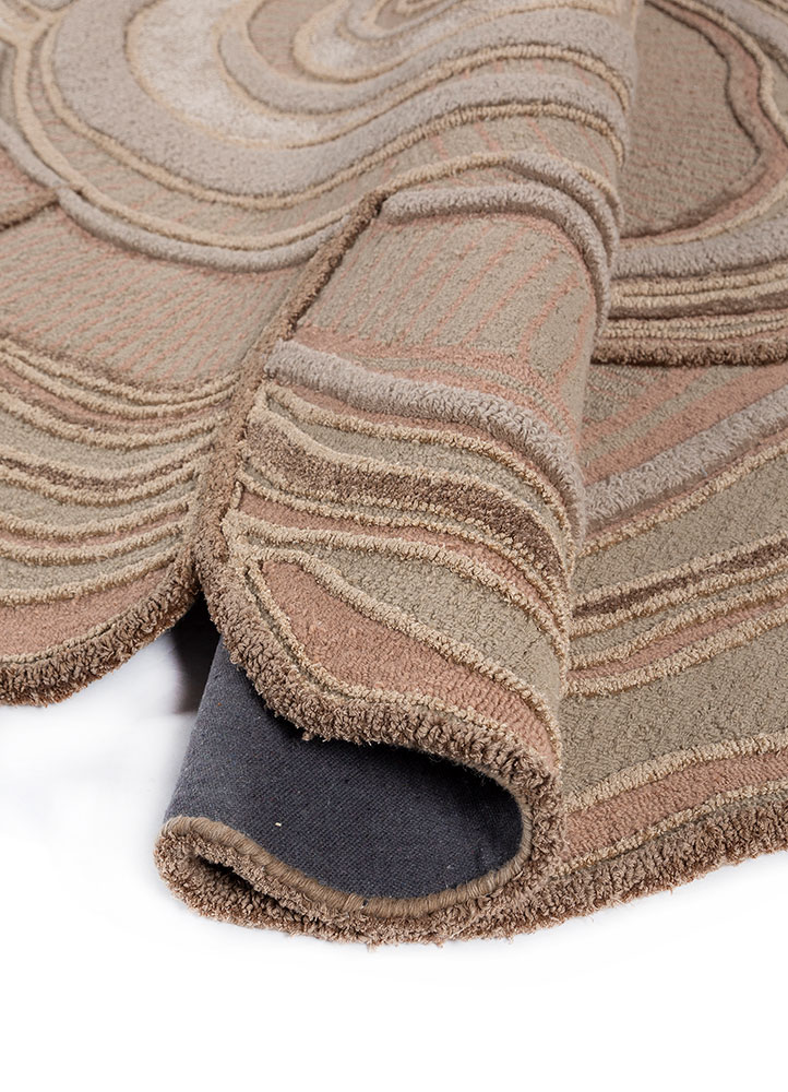 aurelia gold wool and viscose Hand Tufted Rug - FloorShot