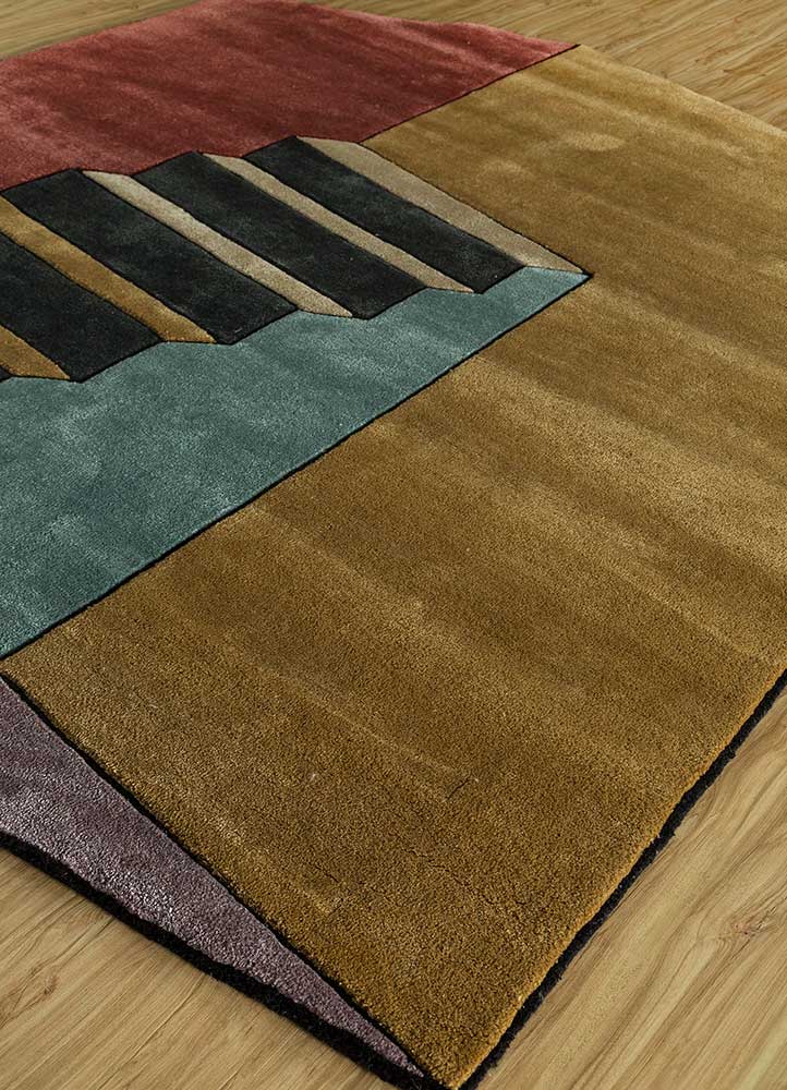 archetype multi wool and viscose Hand Tufted Rug - FloorShot