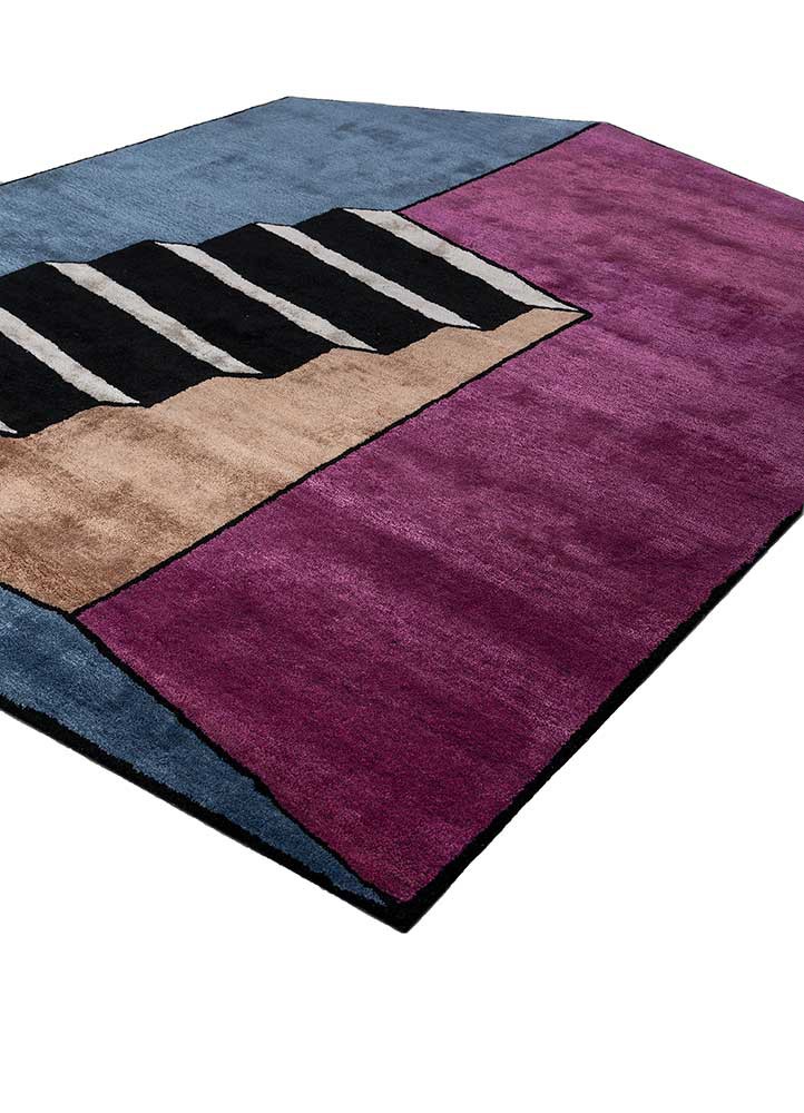 archetype pink and purple wool and viscose Hand Tufted Rug - FloorShot archetype pink and purple wool and viscose Hand Tufted Rug - FloorShot